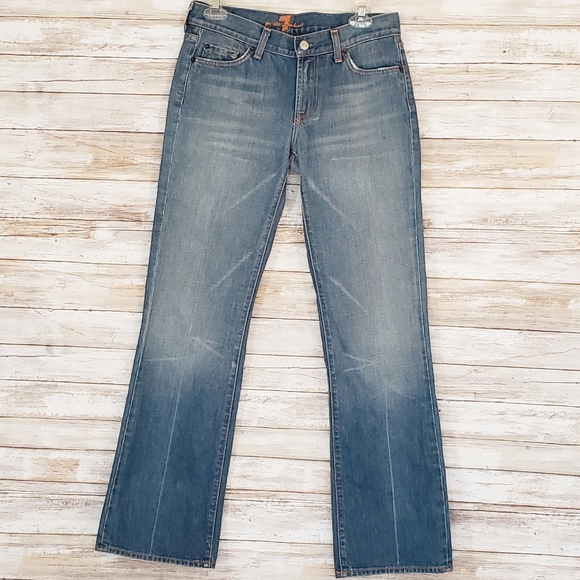 7 For All Mankind Womens Bootcut Jeans Sz 29 - Picture 1 of 7